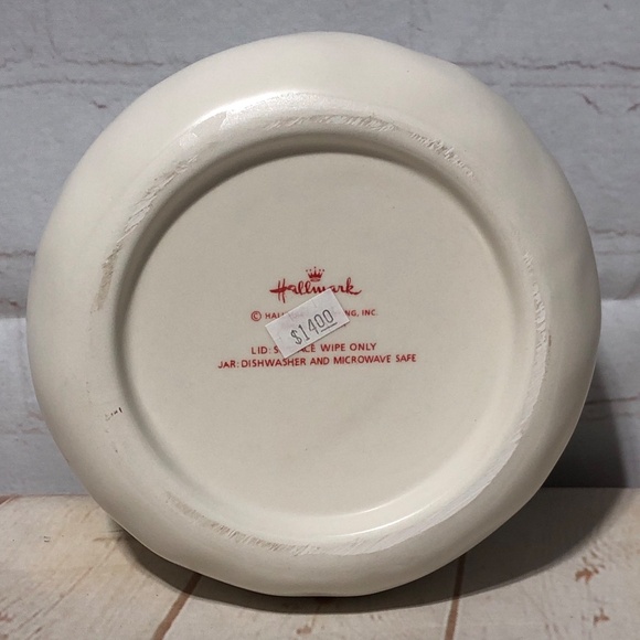 Hallmark Vintage Snowman Hand Painted Ceramic Holiday Christmas Treat Co… - Picture 9 of 16